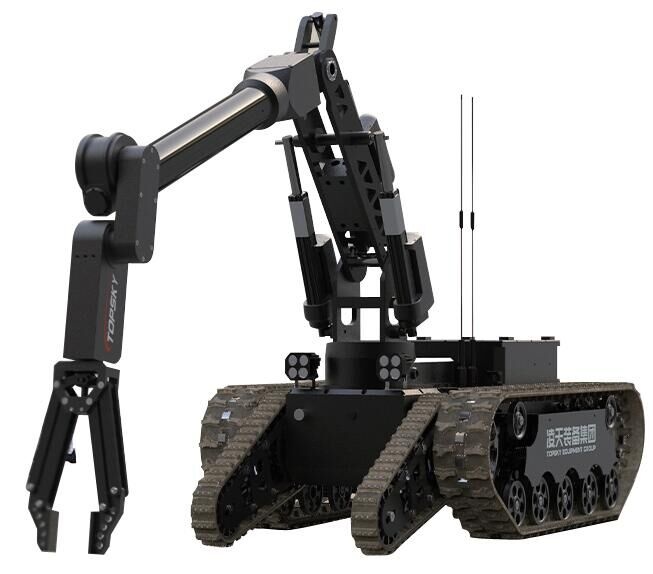 重型排爆機器人（重量450kg,夾持力100kg，前后雙擺臂）【第5代】